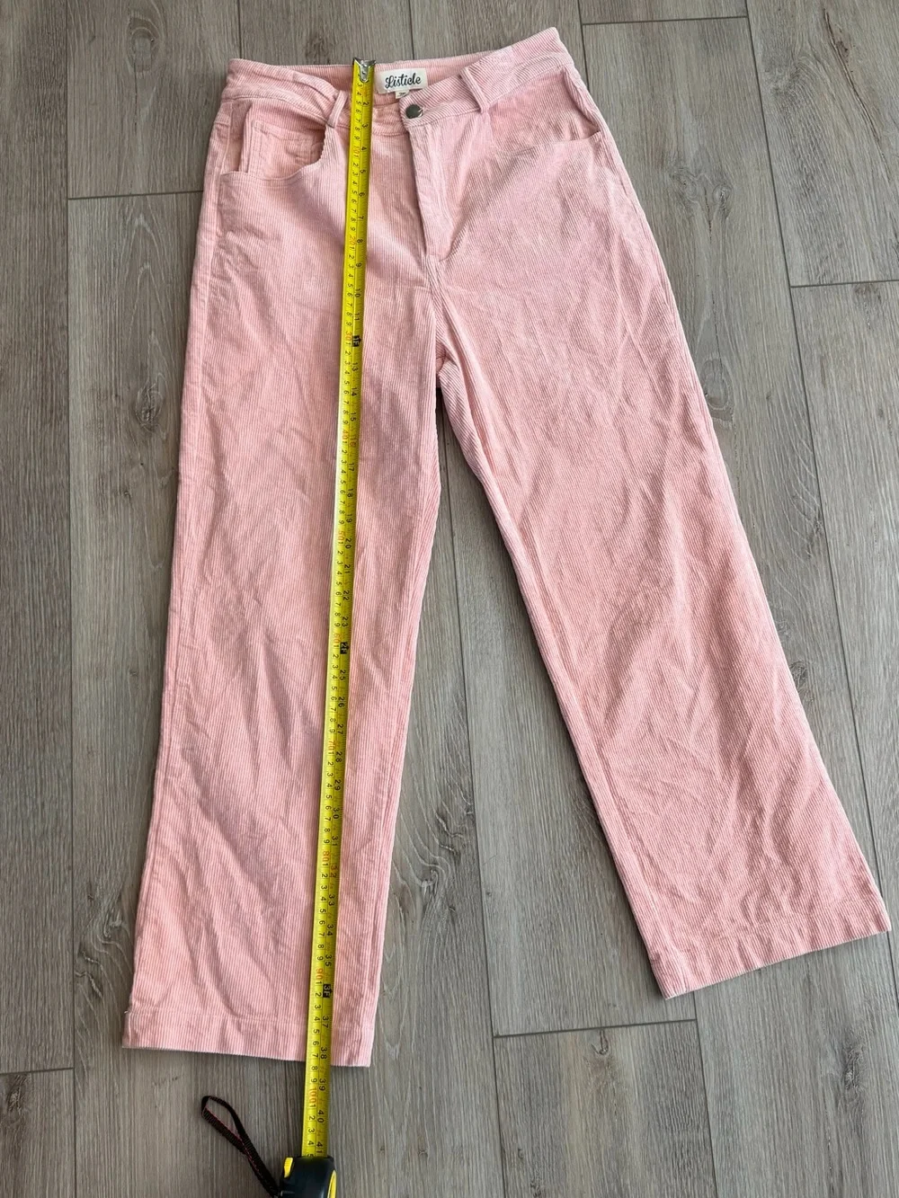 Listicle Pink Wide Leg Corduroy Pants